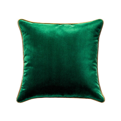 Premium Velvet Throw Pillow - Emerald Green