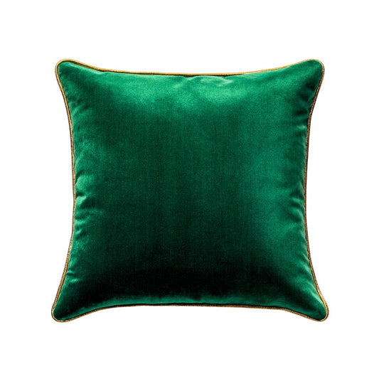 Premium Velvet Throw Pillow - Emerald Green